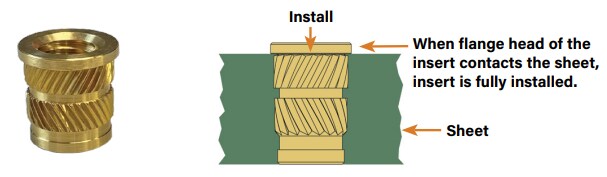 SI (Standard Inserts) Ultrasonic/Heat Staking Inserts